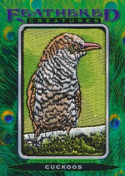 2021 Upper Deck Goodwin Champions - Feathered Creatures Manufactured Patches #FC-31 Cuckoos Front