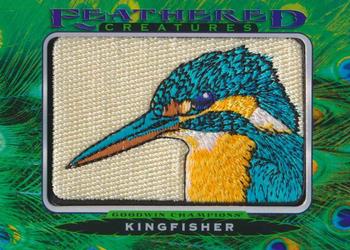 2021 Upper Deck Goodwin Champions - Feathered Creatures Manufactured Patches #FC-32 Kingfisher Front