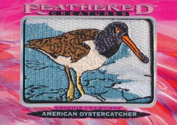 2021 Upper Deck Goodwin Champions - Feathered Creatures Manufactured Patches #FC-47 American Oystercatcher Front