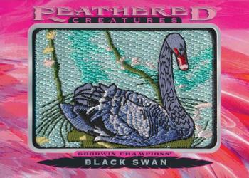 2021 Upper Deck Goodwin Champions - Feathered Creatures Manufactured Patches #FC-48 Black Swan Front