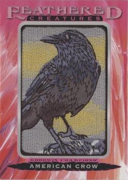 2021 Upper Deck Goodwin Champions - Feathered Creatures Manufactured Patches #FC-50 American Crow Front