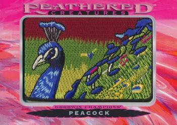 2021 Upper Deck Goodwin Champions - Feathered Creatures Manufactured Patches #FC-53 Peacock Front