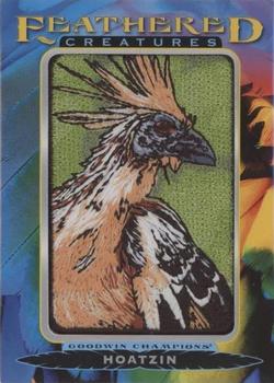 2021 Upper Deck Goodwin Champions - Feathered Creatures Manufactured Patches #FC-71 Hoatzin Front