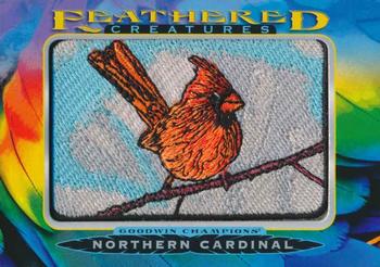 2021 Upper Deck Goodwin Champions - Feathered Creatures Manufactured Patches #FC-76 Northern Cardinal Front