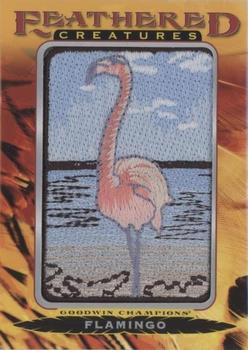 2021 Upper Deck Goodwin Champions - Feathered Creatures Manufactured Patches #FC-92 Flamingo Front