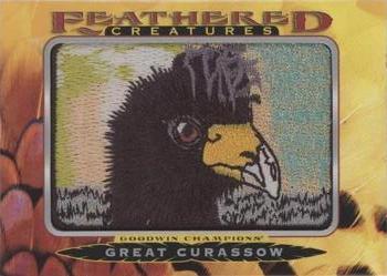 2021 Upper Deck Goodwin Champions - Feathered Creatures Manufactured Patches #FC-95 Great Currassow Front