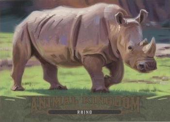 2021 Upper Deck Goodwin Champions - Animal Kingdom Masterpieces Sketch #GMAK-RH Rhino Front