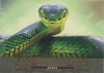 2021 Upper Deck Goodwin Champions - Animal Kingdom Masterpieces Sketch #GMAK-SN Snake Front