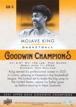 2021 Upper Deck Goodwin Champions - All-World Basketball #GB-3 Mojave King Back
