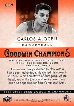 2021 Upper Deck Goodwin Champions - All-World Basketball #GB-9 Carlos Alocen Back