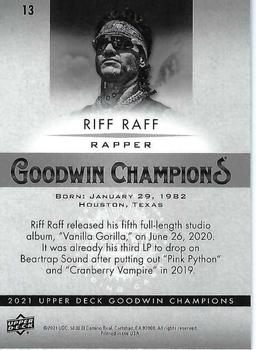 2021 Upper Deck Goodwin Champions - Platinum #13 Riff Raff Back
