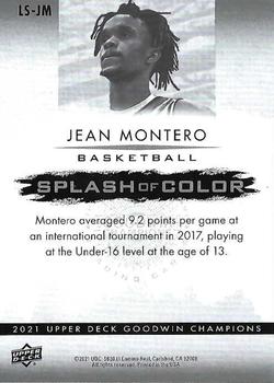 2021 Upper Deck Goodwin Champions - Splash of Color 3D Lenticulars #LS-JM Jean Montero Back