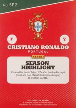 2017 Panini National Convention - Legends Hyperplaid #SP2 Cristiano Ronaldo Back