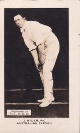 1923-24 Pals Periodicals Australian Sportsmen #NNO Jack Ryder Front