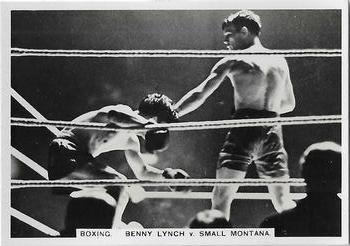 1938 Ardath Tobacco Company Photocards Group Z #177 Benny Lynch / Small Montana Front