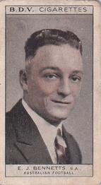 1933 B.D.V. Who's Who in Australian Sport #NNO Edgar Bennetts / Don Bradman Front