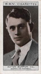 1933 B.D.V. Who's Who in Australian Sport #NNO Haydn Bunton / Fred Colman Front