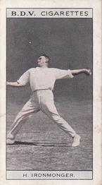 1933 B.D.V. Who's Who in Australian Sport #NNO Bert Ironmonger / Bill Woodfull Front