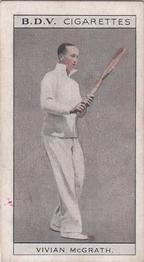 1933 B.D.V. Who's Who in Australian Sport #NNO Don Bradman / Vivian McGrath Back