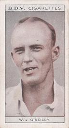 1933 B.D.V. Who's Who in Australian Sport #NNO Hubert Opperman / Bill O’Reilly Back