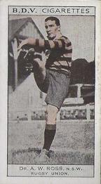 1933 B.D.V. Who's Who in Australian Sport #NNO Father’s Footsteps / Alexander Ross Back