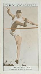 1933 B.D.V. Who's Who in Australian Sport #NNO John Metcalfe / Noel Ryan Front