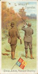 1901 Wills's Sports of All Nations #4 Pheasant Shooting Front