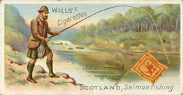 1901 Wills's Sports of All Nations #7 Salmon Fishing Front