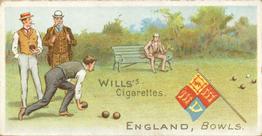 1901 Wills's Sports of All Nations #8 Bowls Front