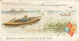 1901 Wills's Sports of All Nations #9 Shooting Wild Fowl Front
