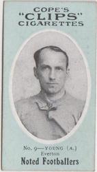 1910 Cope Brothers Noted Footballers #9 Alex Young Front