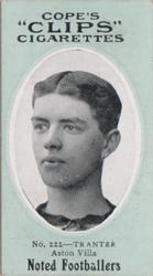 1910 Cope Brothers Noted Footballers #222 George Tranter Front