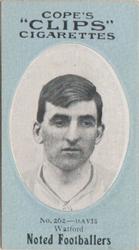 1910 Cope Brothers Noted Footballers #262 Robert Davies Front