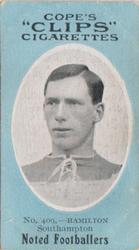 1910 Cope Brothers Noted Footballers #409 Henry Hamilton Front
