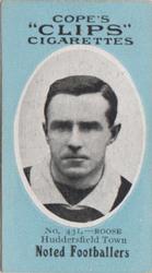 1910 Cope Brothers Noted Footballers #431 Leigh Richmond Roose Front