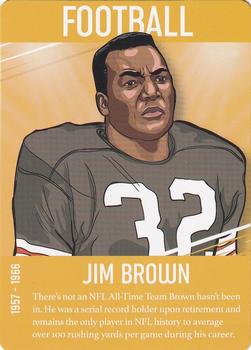 2020 Bubblegum Stuff Greatest Of All Time Game #NNO Jim Brown Front