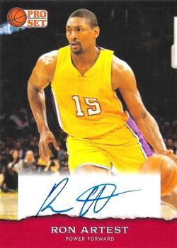 2022 Pro Set Sports #PSA-RA1 Ron Artest Front