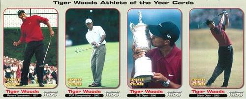 2001 Sports Illustrated for Kids - Tiger Woods Athlete of the Year Panel #NNO Tiger Woods Front