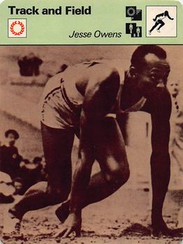 1977-80 Sportscaster Series 1 (UK) #01-04 Jesse Owens Front