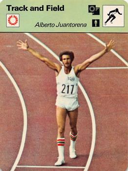 1977-80 Sportscaster Series 1 (UK) #01-23 Alberto Juantorena Front