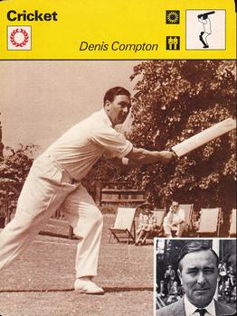 1977-80 Sportscaster Series 4 (UK) #04-15 Denis Compton Front