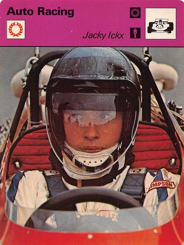1977-80 Sportscaster Series 6 (UK) #06-03 Jacky Ickx Front