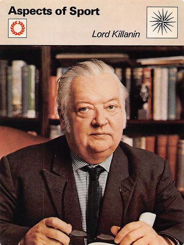 1977-80 Sportscaster Series 6 (UK) #06-23 Lord Killanin Front