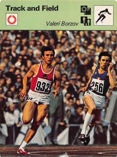 1977-80 Sportscaster Series 7 (UK) #07-10 Valeri Borzov Front