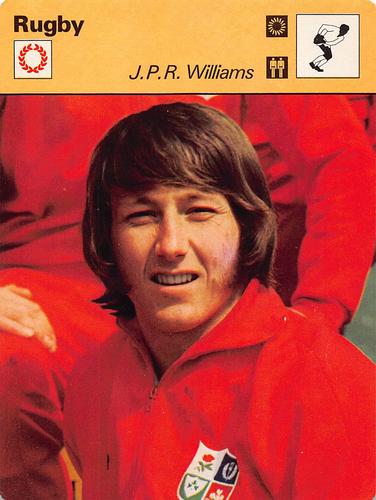1977-80 Sportscaster Series 7 (UK) #07-14 J P R Williams Front