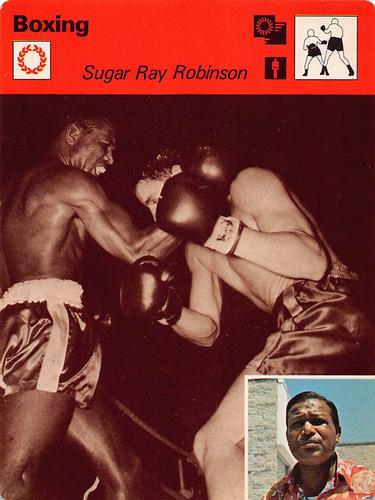1977-80 Sportscaster Series 7 (UK) #07-19 Sugar Ray Robinson Front