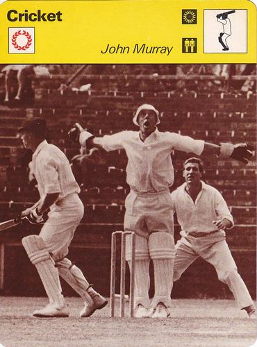 1977-80 Sportscaster Series 24 (UK) #24-05 John Murray Front