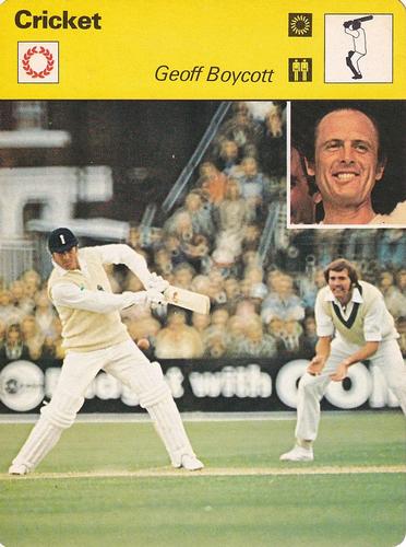 1977-80 Sportscaster Series 25 (UK) #25-05 Geoff Boycott Front