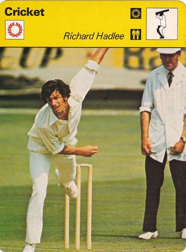 1977-80 Sportscaster Series 84 (UK) #84-01 Richard Hadlee Front