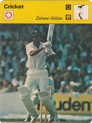 1977-80 Sportscaster Series 102 (UK) #102-08 Zaheer Abbas Front